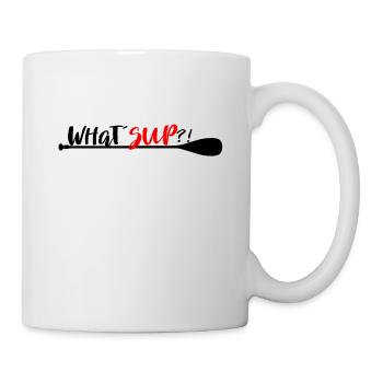 What´SUP Stand Up Paddle Enthusiast? - Tasse - Weiß - Rechts