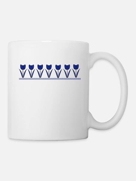 Tulpen - Tasse - Weiß