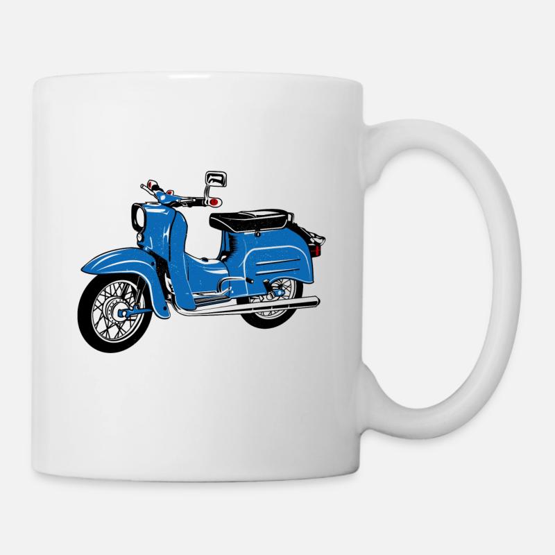 Simson Schwalbe KR51 - Tasse - Weiß