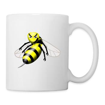 guêpe - Mug blanc - blanc - Droite