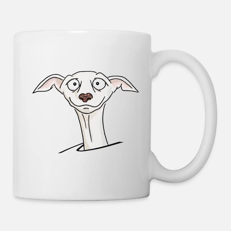 Windhund Galgo Español Hund Hundehalter Geschenk - Tasse - Weiß