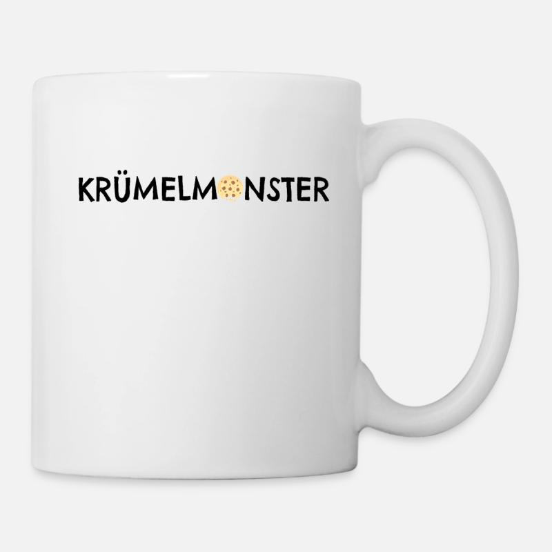 Krümelmonster - Tasse - Weiß