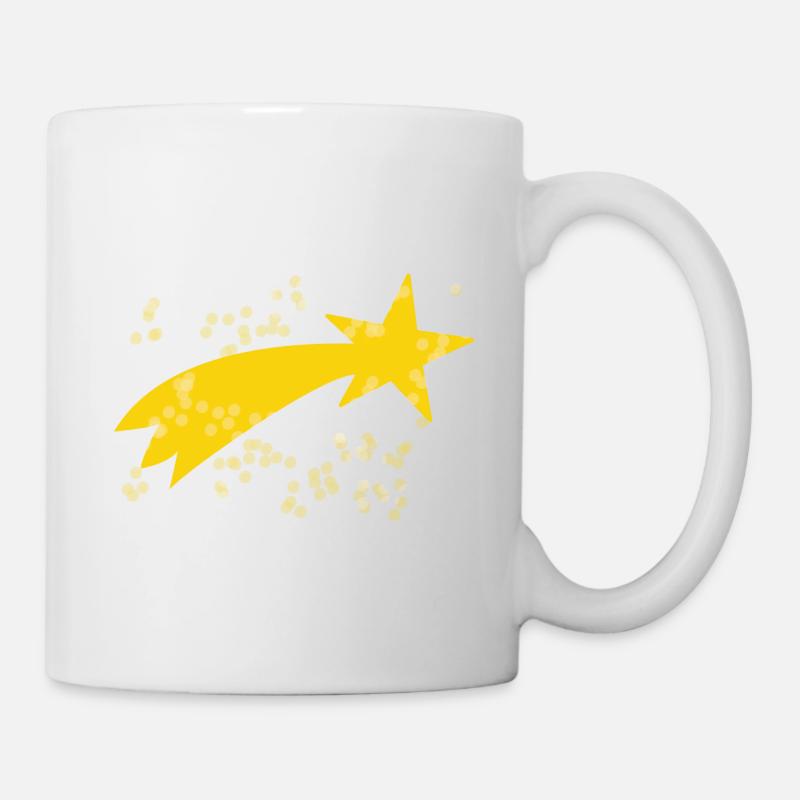 étoile filante - Mug blanc - blanc