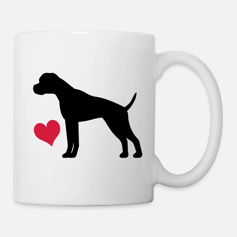 Boxer - Tasse - Weiß