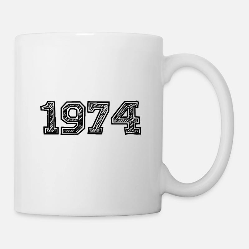 1974 - Mug blanc - blanc