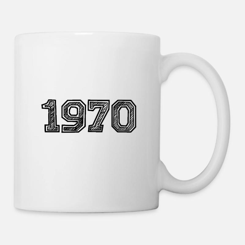 1970 - Mug blanc - blanc