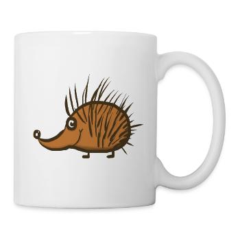 Igel - Tasse - Weiß - Rechts