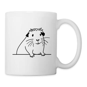 Guinea pig for guinea pig lovers - Mug - white - Right