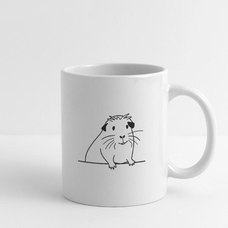 Cochon d'Inde pour les amateurs de cochons d'Inde Mug blanc