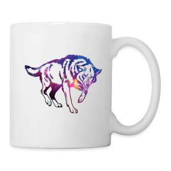 bad wolf gradient pattern - Mug - white - Right