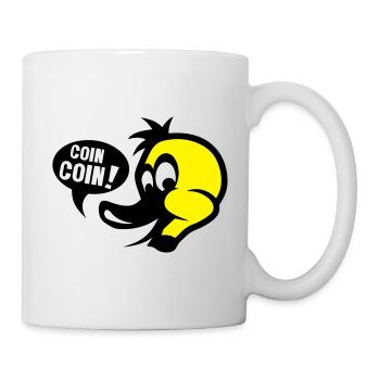 canard coin coin dessin - Mug blanc - blanc - Droite