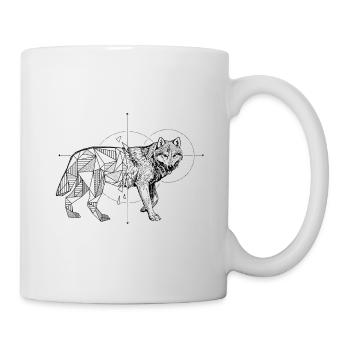 Origami Wolf - Mug - white - Right