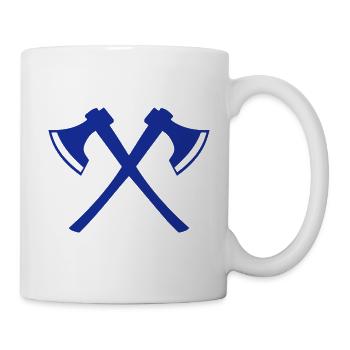 Axt kreuzt 11 9 - Tasse - Weiß - Rechts