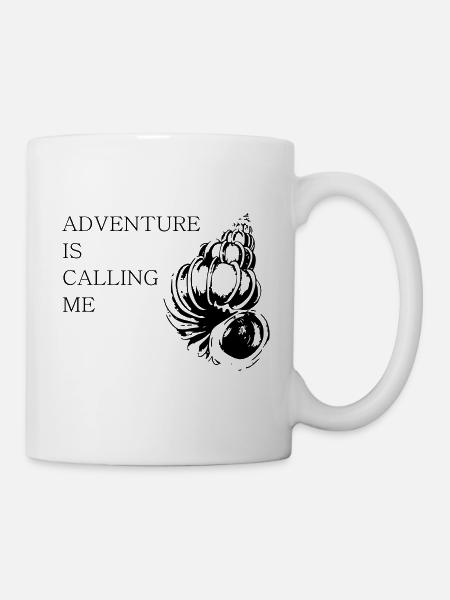 clam phone - Mug - white