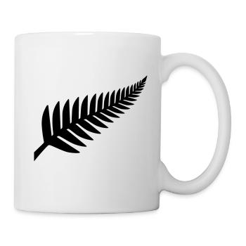 NZ Farn - Tasse - Weiß - Rechts