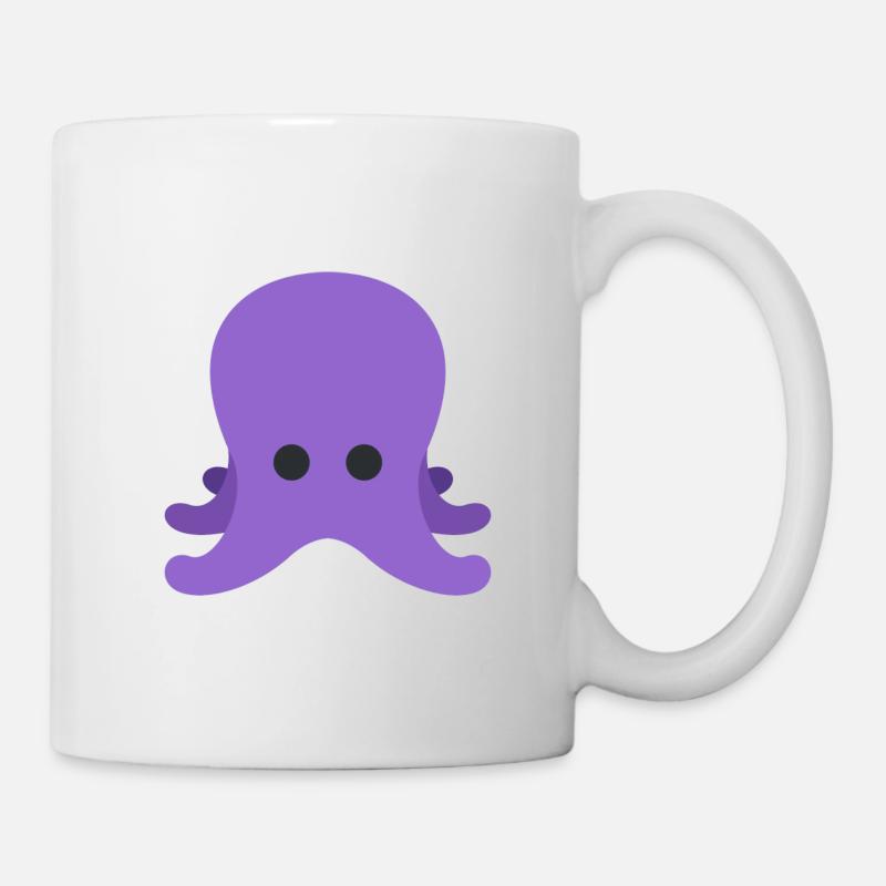Calmar Pourpre - Mug blanc - blanc