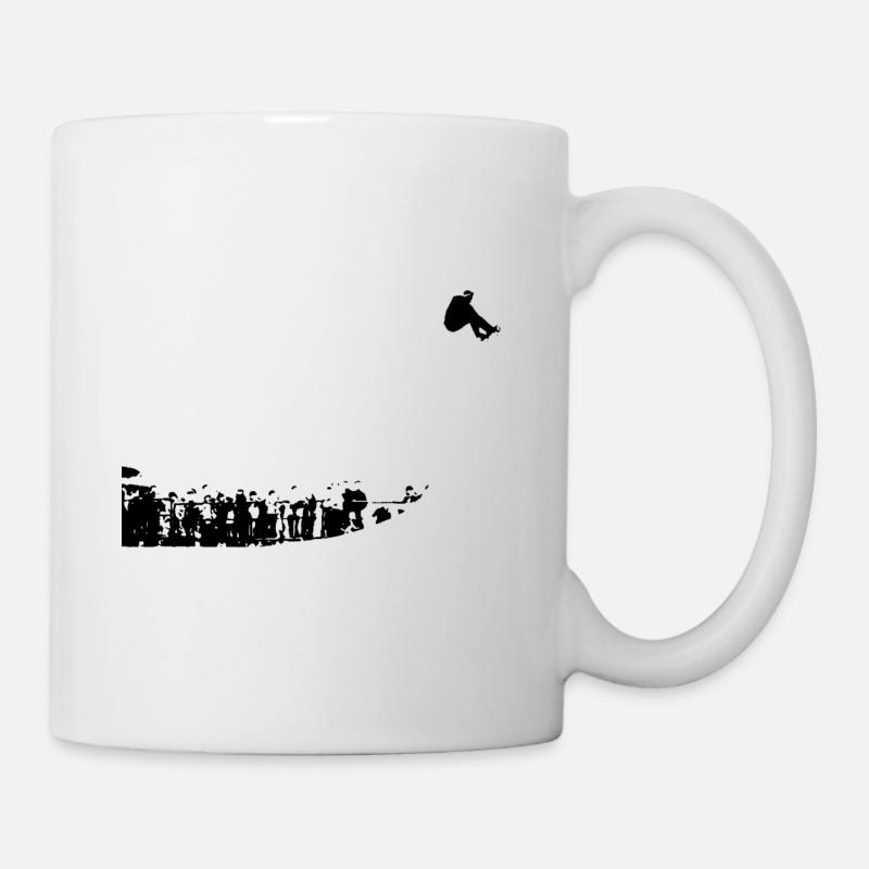 Skateboarder - Tasse - Weiß