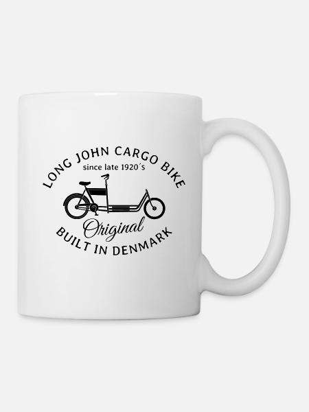 Lastenrad Long John - Tasse - Weiß