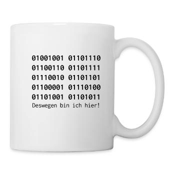Informatik - Tasse - Weiß - Rechts