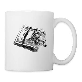 Le dollar face à face - Mug blanc - blanc - Droite