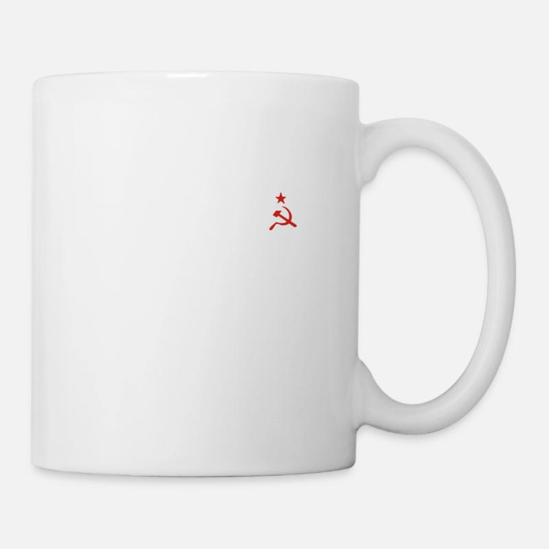 Hammer und Sichel - Tasse - Weiß