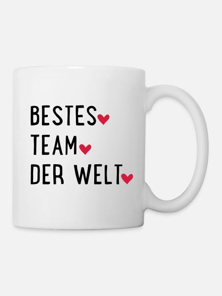 Bestes Team der Welt - Tasse - Weiß