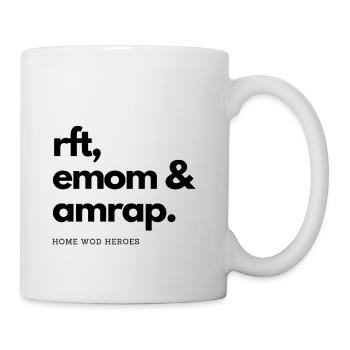 rft emom & amrap - Tasse - Weiß - Rechts
