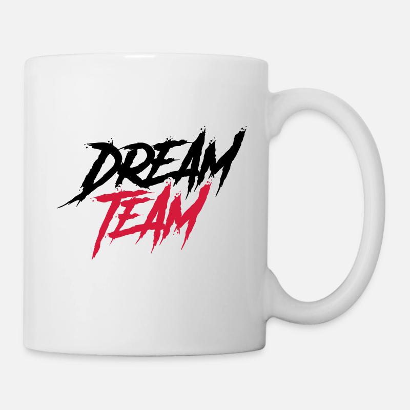 dream team - Tasse - Weiß