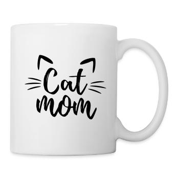 Cat mom cat mom cat lover cats - Mug - white - Right