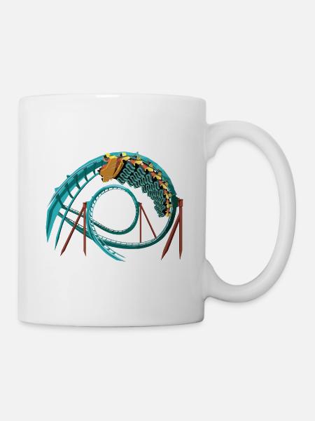 Kumba B&M Sit Down Coaster - Busch Gardens Design - Mug blanc - blanc