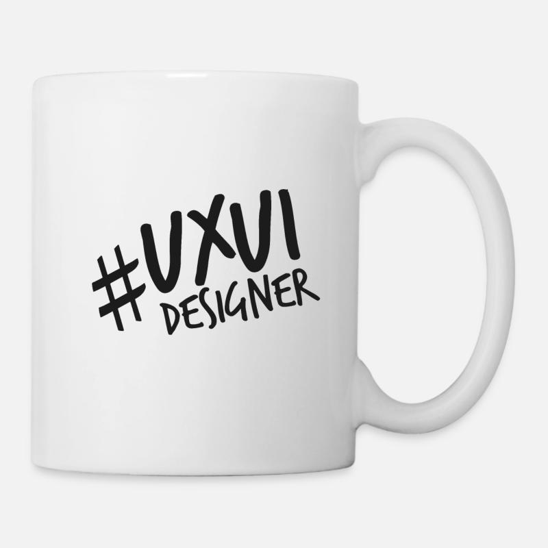 UX UI Designer | Designer. Programmer - Mug - white
