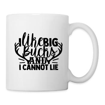Ich mag große Rechnungen und ich kann nicht lügen - Tasse - Weiß - Rechts