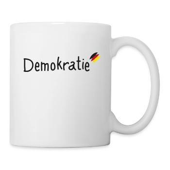 Demokratie - Tasse - Weiß - Rechts