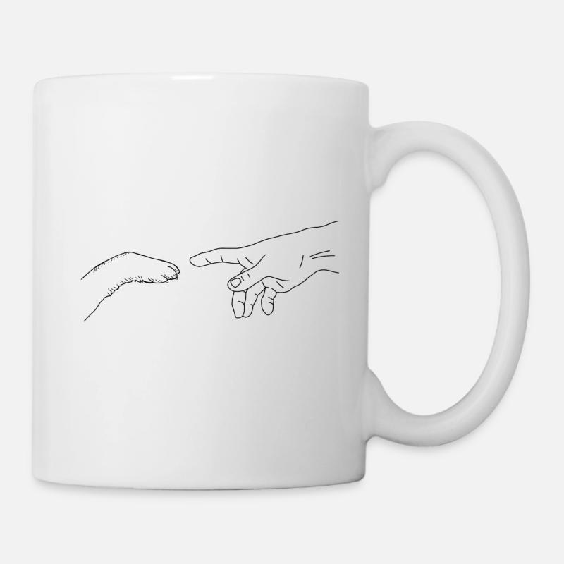 Die Schaffung von Katzenpfote - Tasse - Weiß