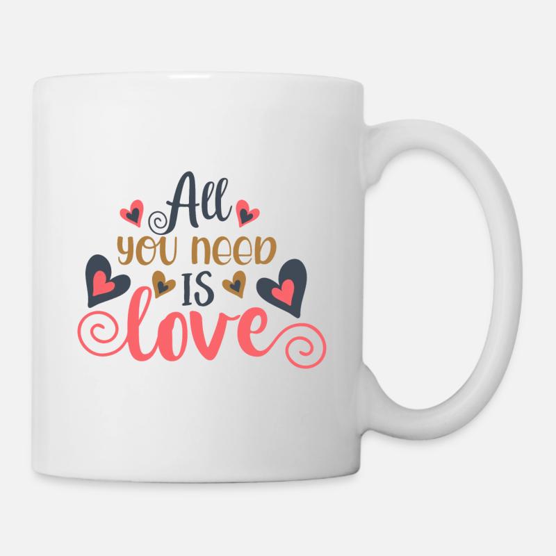 All you need is love - Mug blanc - blanc