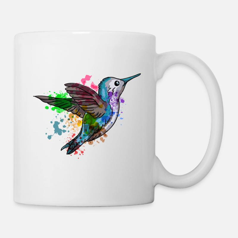 Colibri Peinture - Mug blanc - blanc