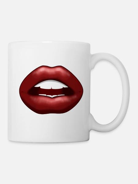 Sexy Lips - Tasse - Weiß