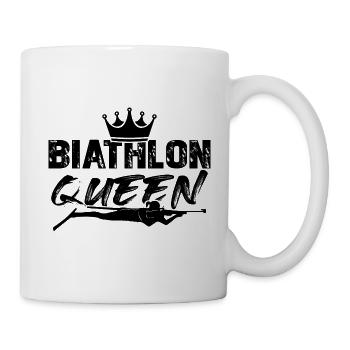 biathlon reine - Mug blanc - blanc - Droite