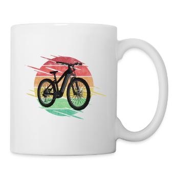 E-Bike Bike - Mug - white - Right