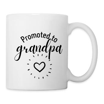 Promu grand-père - Mug blanc - blanc - Droite