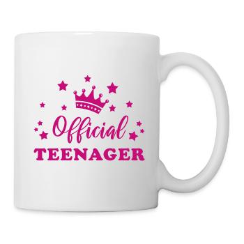 Cadeau officiel pour le 13e anniversaire de l’adolescent - Mug blanc - blanc - Droite