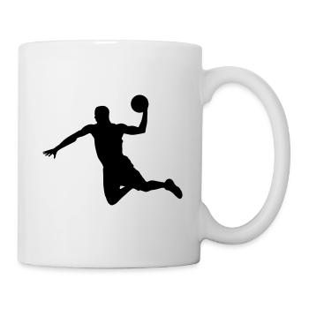 Baskeball - Tasse - Weiß - Rechts