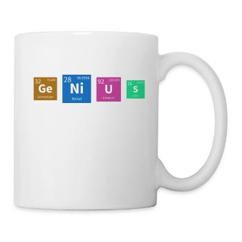 chemie nerd génie travail periodensysthem chimique - Mug blanc - blanc - Droite