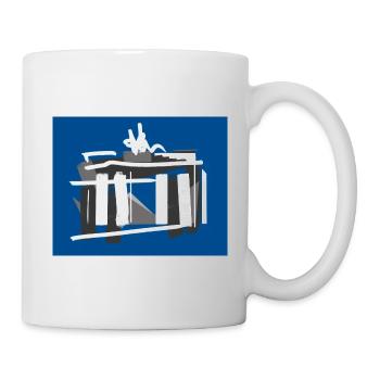 Brandenburger Tor - Tasse - Weiß - Rechts