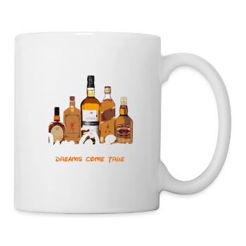 Malt Whiskey T-Shirt I Dreams Come True - Mug - white - Right