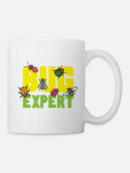 Bug-Experte. Entomologe Gift - Tasse - Weiß