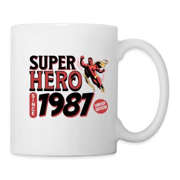 Super Heroes Since 1987 - Anniversary 35 years - Mug - white - Right