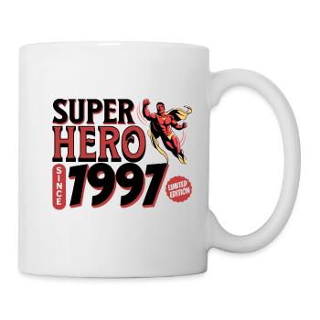 Super Heroes Since 1997 - Anniversary 25 years - Mug - white - Right