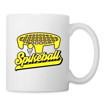 Farben änderbar | Roundnet Spikeball Fun - Tasse - Weiß - Rechts