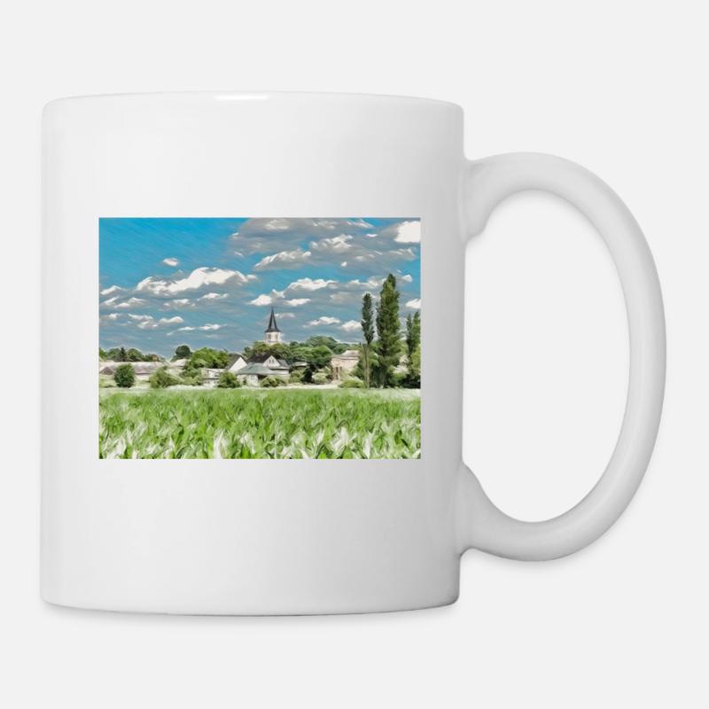 Vue de Wolmirsleben - Mug blanc - blanc